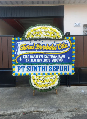 Papan Bunga Duka di Parakanlima